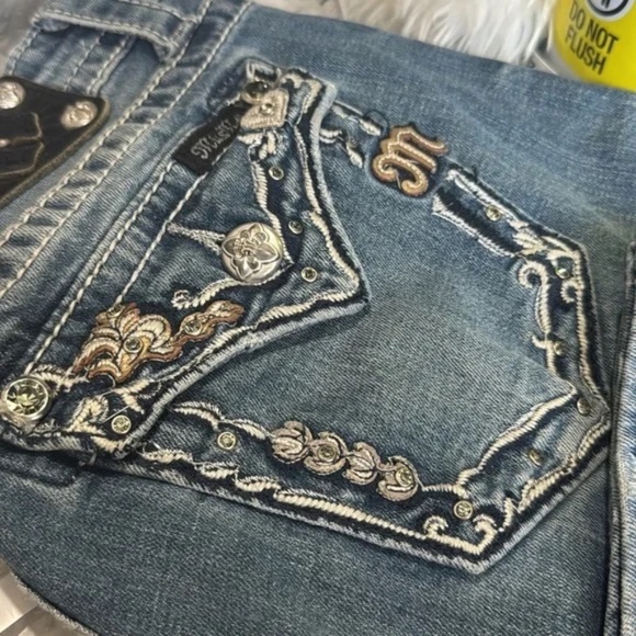 MISS ME - Jb55o1p2 Boyfriend Capri Jeans size 27 - Picture 6 of 6